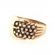 Pre Owned 9ct Mens Buckle Ring ZX649